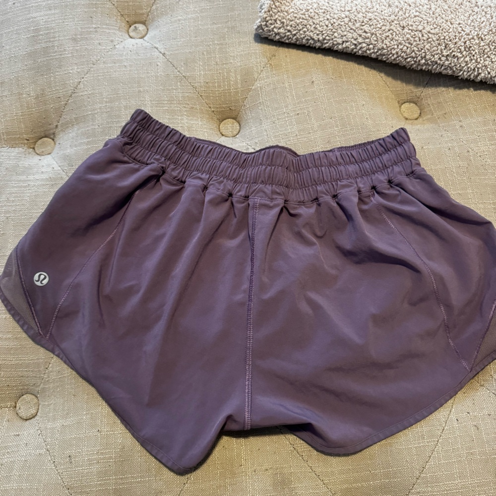 Size 8 Lulu lemon purple shorts very good condition